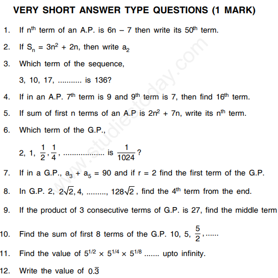 exercise 8.2 class 11 sequence and series learn cbse